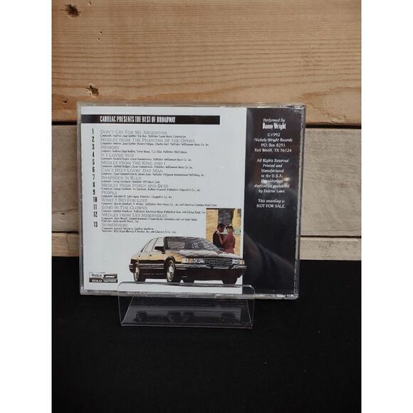 VTG Cadillac Presents The Best of Broadway (1992 CD, Delco Electronics, Bose) - Picture 3 of 3